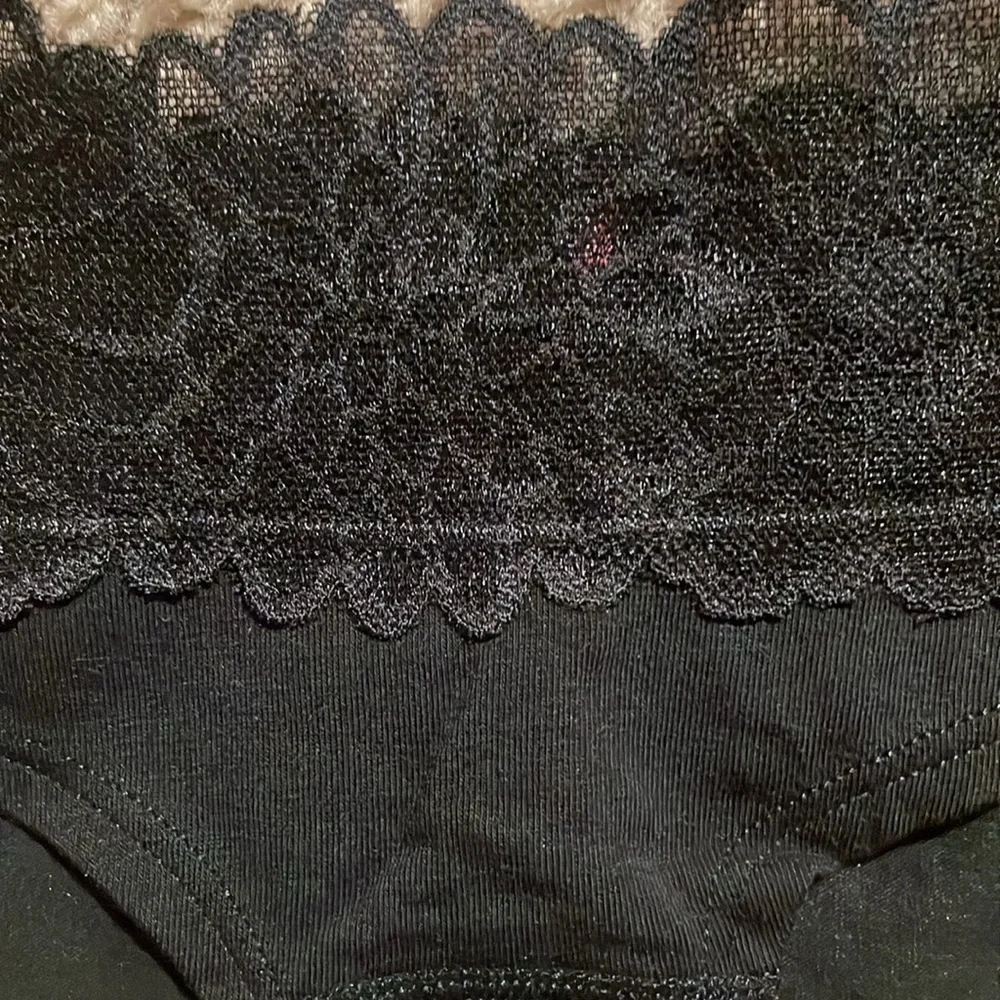NWT PINK Victoria’s Secret Black Lace Extra Low Rise Hipster Panty - Picture 6 of 12